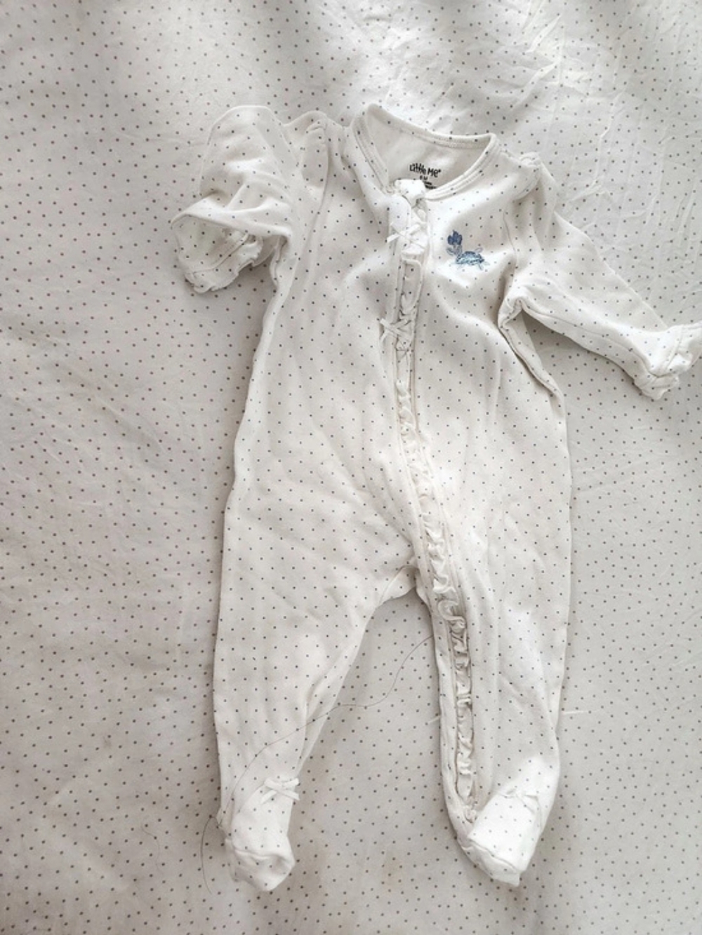 Baby Footie Romper Bundle Pink Floral Baby 6M